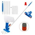 thumbnail image 1 of Pool Vacuum Cleaner With Brush Portable Mini Vacuum Cleaner Pool Cleaning Accessories With 5 Section Pole Cleaning Tools Outdoor ,Easy to Use, 1 of 7
