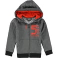 thumbnail image 1 of Reebok Garçons Power 1895 Chandail à Capuchon, Gris, Petits Enfants (4-7), 4, 1 of 2