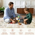 thumbnail image 5 of Garvee 6'x9' Area Rug Machine Washable Rug Vintage Floral Print Accent Carpet, Taupe, 5 of 7