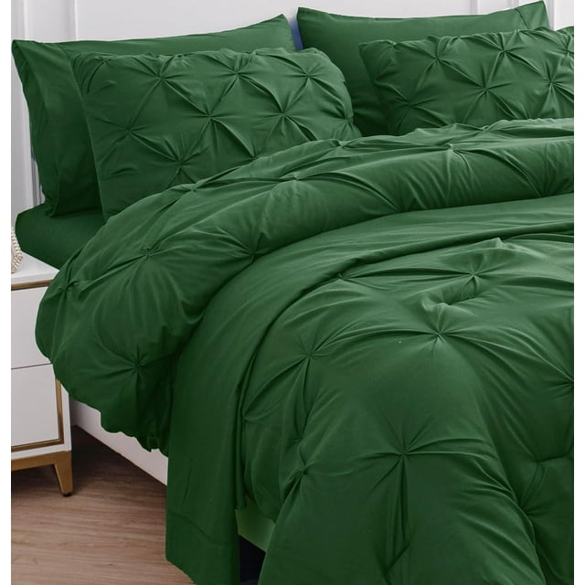 Queen Comforter Set Pieces Bed in a Bag Bedding Set with Comforters Sheets Pillowcases & Shams Queen Size Bedding Set
