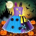 thumbnail image 2 of Tiweut Elegant Tutu Dresses for Girls Halloween Gown Kids Party Fancy Party Occasion Outfit,4-5 Y, 2 of 9