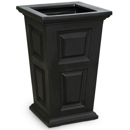 Wyndham 24" Patio Planter (Black)