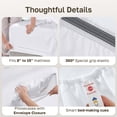 thumbnail image 5 of California Design Den King Sheet Set- 100% Organic Cotton Crisp Percale Sheets, Deep Pockets Sheets - White, 5 of 8