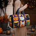 thumbnail image 4 of Spooky Festive Yoga Bag for Women, Padded Carryall Handbag with Barrel Shape, Multicolor Structured Purse for Gift, 4 of 4