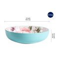 thumbnail image 2 of Bico Margret's Garden Ceramic Pasta Bowl, Set of 5(1 unit 214oz, 4 units 35oz), for Pasta, Salad, Microwave & Dishwasher Safe, 2 of 3