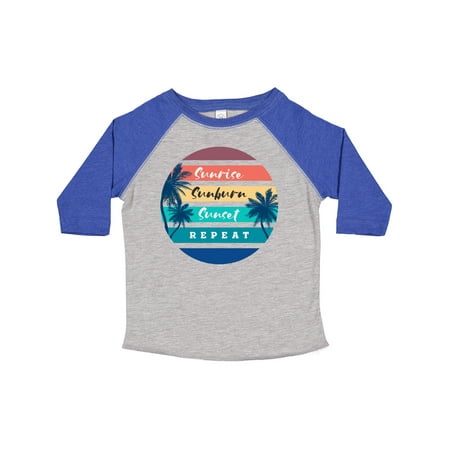 

Inktastic Summer Sunrise Sunburn Sunset Repeat Gift Toddler Boy or Toddler Girl T-Shirt