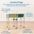 thumbnail image 5 of ECR4Kids 2-Station Sand and Water Adjustable Height Table, Sensory Bins, Fern Green/Hunter Green, 5 of 9