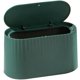 thumbnail image 2 of Small Desktop Waste Bin Press Type Tabletop Small Rubbish Bin Lidded Waste Bin, 2 of 3