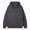 Dark Gray, variant on Chiccall Mens Hoodie Quarter Zip Long Sleeve Hooded Sweatshirts Casual Loose Fit Vintage Athletic Pullover for Men