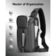 thumbnail image 3 of MARK RYDEN Mochila Impermeable con Compartimento para Tablet de 11 Pulgadas, Mochila Ligera Cruzada para el Pecho, 3 of 9
