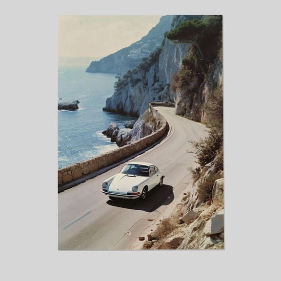 Vintage Poster - Slim Aarons Conca dei Marini – Retro Glam Summer- Size 24x36 - Postora