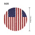thumbnail image 2 of Retro America Flag Small Round MousePad for Wireless Computer Laptop, Office Desk Accessories 7.9 x 7.9 inch, 2 of 6