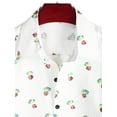 thumbnail image 2 of Mens 100% Cotton Hawaiian Shirts Button Down Short Sleeve Beach Shirts Summer Casual Aloha Shirts, 2 of 10