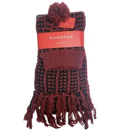 Knit Beanie & Scarf- Ladies