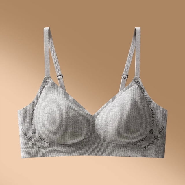 Warop Women's Push-Up Bra, Fashionable Solid Color, Lift and Push-Up, Comfortable Seamless, Breathable for Daily Wear