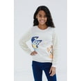 thumbnail image 4 of Bluey Bingo Big Girls Fleece Fur Sweatshirt White 10-12, 4 of 5