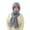Gray, variant on Beanie Hats for Women Integrated Ear Protection Windproof Cap Scarf Elastic Knitting Winter Windproof Knitting Thick Warm Ear Guard Hat Scarf
