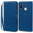 thumbnail image 1 of For Redmi Note 6 Pro Case Xiaomi Redmi 6 Pro Soft TPU Wallet Leather Case For Xiaomi Redmi 6 Case Note 6 Pro Flip Cover Fundas Navy blue -Strap For Redmi 6 Pro, 1 of 6