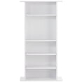 thumbnail image 2 of VEVOR Media Storage Cabinet, 5-layer DVD Shelf Holds up to 240 CDs, Adjustable CD Shelves, Protects & Organizes Music, Movie, Video Games or Memorabilia Collections, White, 2 of 9