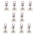 thumbnail image 4 of 80pcs Shower Drapes Track Glider Sliding Roller Hanger Ceiling Gliders Hook 26mm, 4 of 7