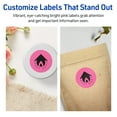 thumbnail image 4 of Avery Printable Round Labels, Bright Pink, 2" Diameter, 120ct, 4 of 11