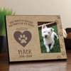 Personalized Paw Prints" Heaven Dog Frame