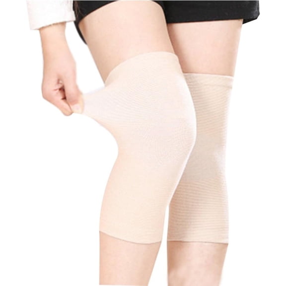 BESTSKY One Pair Cotton Knee Sleeves for Knee Support, Circulation Improvement & Pain Relief Compression Knee Brace