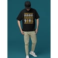 thumbnail image 2 of Churro Pattern Fiesta Print Graphic Men's T-shirt, 2 of 4