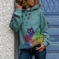 thumbnail image 2 of Sudadera Para Mujer, Sudaderas de Otoño, Moda Otoño Invierno, Blusa de Manga Larga, Cuello Redondo, Camisetas Informales Con Capucha, Sudaderas Odeerbi ODB147775, 2 of 5