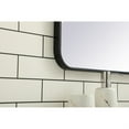 thumbnail image 5 of Soft corner metal rectangular mirror 28x42 inch in Black, 5 of 5