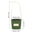 thumbnail image 2 of Uxcell Coffee Cup Sleeve, Water Bottle Holder with Handle Strap, Canvas Water Bottle Carrier Green 3Pack, 2 of 6