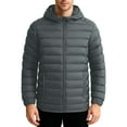 thumbnail image 5 of Men's Thermal Hooded Jacket with Detachable Cap and Zipper Pockets for Winter Protection, 5 of 8