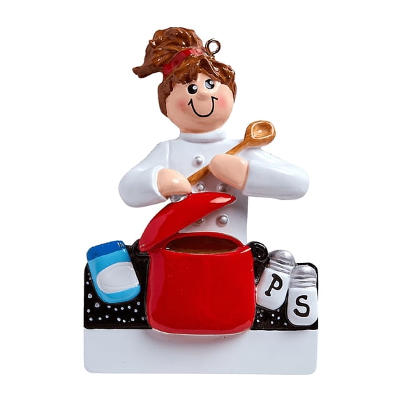 Loves To Cook Personalized Christmas Ornament DO-IT-YOURSELF