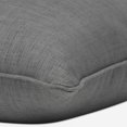 thumbnail image 2 of Pillow Perfect 24.5-inch by 16.5-inch Corded Rectangular Outdoor Throw Pillows (Set of 2) - Rave Graphite, 2 of 3