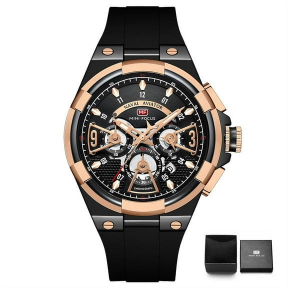 Watch For Men Multifunction Sport Wrist Watches Luxury Brand Waterproof Reloj Hombre Relogio Masculino Blue Silicone Strap 0409