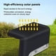 thumbnail image 3 of 4PCS Outdoor Solar Stair Lights Waterproof LED Yard Decor Wall Fence Rail Staircase Step Lights, Energy-saving, Durable, Ideal for Home Garden Pathway, 3 of 5
