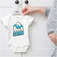 thumbnail image 5 of Smurfs Egg-Cellent Easter Egg Hunt Romper Boys or Girls Infant Baby Brisco Brands NB, 5 of 6