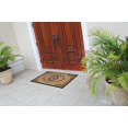 thumbnail image 3 of A1 Home Collections PT4007A Heavy Duty, Long Lasting, Outdoor Entrance Front Porch Rug First Impression Hand Crafted Abrilina Entry Monogrammed Double Doormat, 29.5" X 47.5", Black, 3 of 5