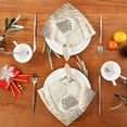 thumbnail image 4 of Qxltty White Bear Enjoying The Sunshine Napkins 20×20in Perfect for Parties Dinners Weddings Cocktail Housewarming Cloth Napkins Set of 6, 4 of 8