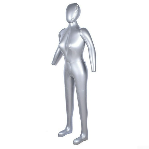 UK!165CM Inflatable Full-Body Female Model Mannequin Women Clothes Display Stand
