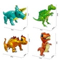 thumbnail image 4 of MOLAGU Giant Self Standing Dinosaur Foil Balloons for Dinosaur Birthday Party Supplies Decorations, 3D Aluminium Foil Balloons Decor, 4Pack, 4 of 6