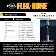 Flex-Hone Tool Flexible Cyl Hone,BoreDia2-1/4in,240Grit BC21424
