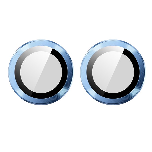 2 fundas para lente trasera de cámara de película de vidrio templado HD para iPhone 14/14 Plus (azul) WDOplteas Para estrenar