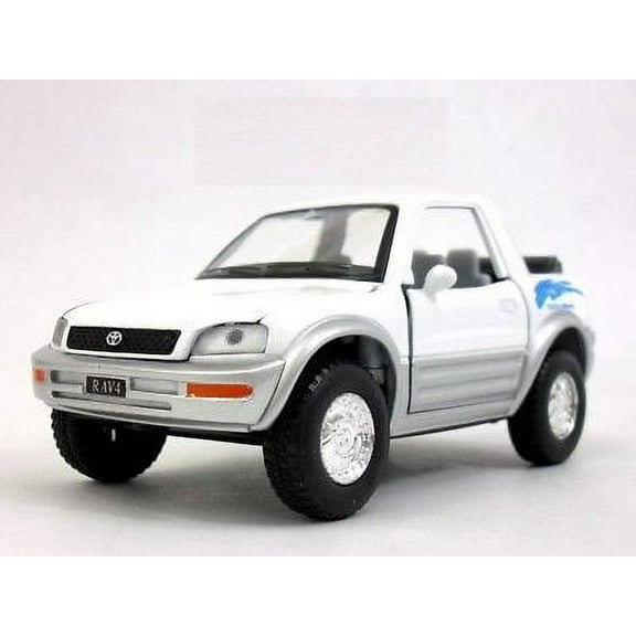 5" Kinsmart Toyota Rav4 Cabriolet Diecast Model Toy Car Concept 1:32 White