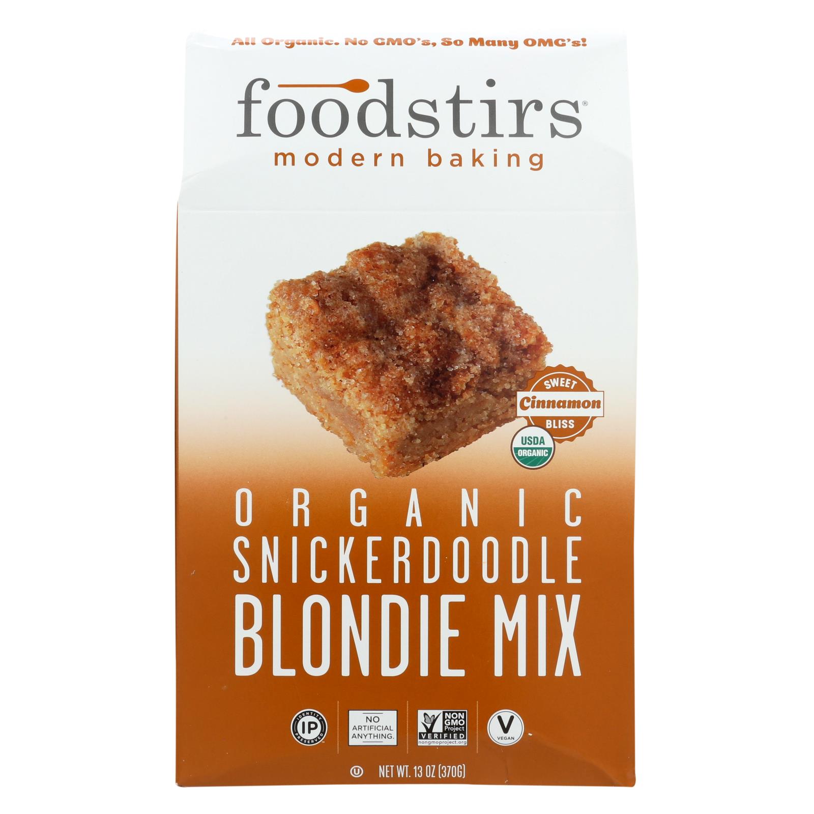 Foodstirs Snickerdoodle Blondie Dry Baking Mix, 13 oz Box