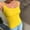 Yellow, variant on BUIGTTKLOP Tank Tops for Women Square Neck Spaghetti Strap Camisole Tops Summer Basic Cami Shirts