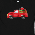thumbnail image 4 of Inktastic Christmas Red Vintage Truck with Presents Boys or Girls Baby T-Shirt, 4 of 5