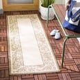thumbnail image 2 of Safavieh Courtyard Steve Oriental Indoor/Outdoor Runner Rug, Natural/Brown, 2'3" x 6'7", 2 of 8
