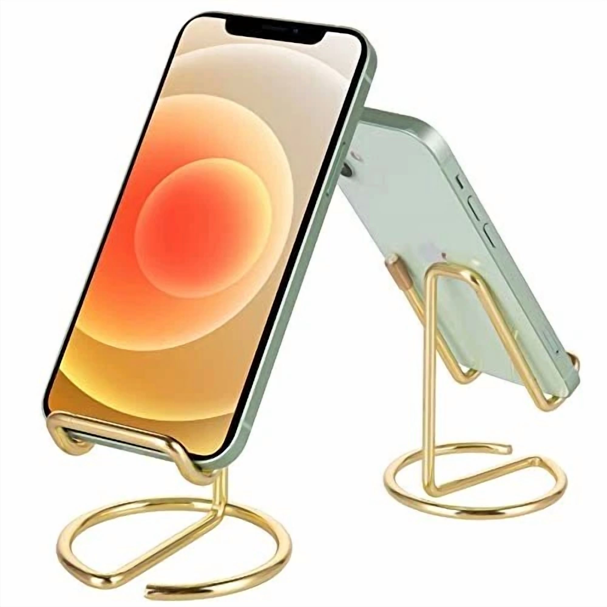 BUTTERFLY- Cell Phone Stand For Desk, Cute Metal Gold Cell Phone Stand Holder 1 Pack Gold