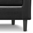 thumbnail image 5 of Austin 30 inch Wide Contemporary Tub Chair in Black Vegan Faux Leather, 5 of 11